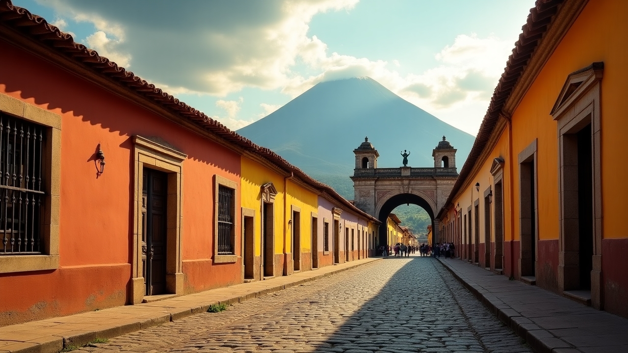 Street in Antigua Guatemala