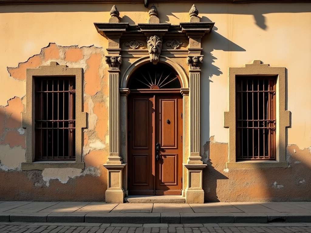 Colonial building in Antigua Guatemala