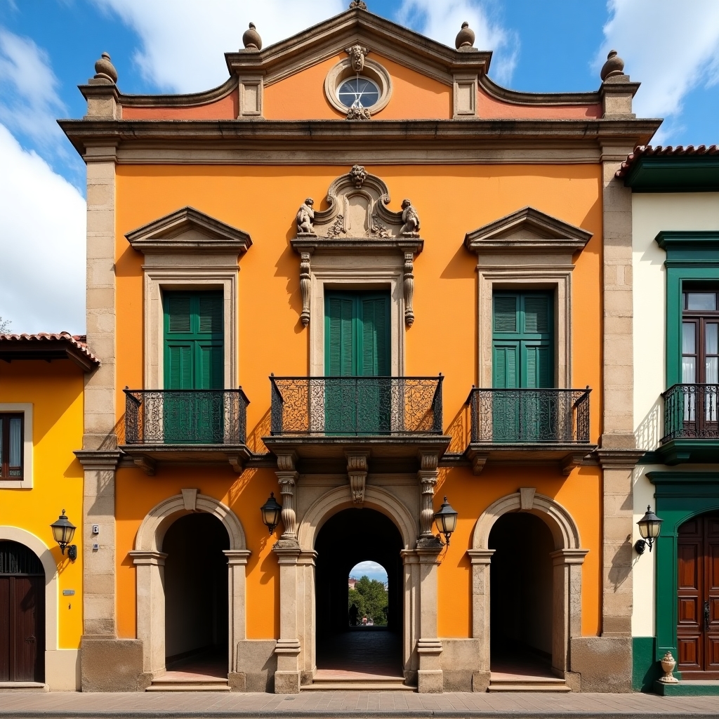 Restored colonial house